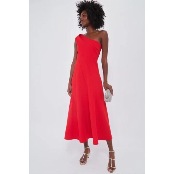 TUCKERNUCK X India Hicks Scarlet Carmen Dress NWT Size Medium - Picture 9 of 9